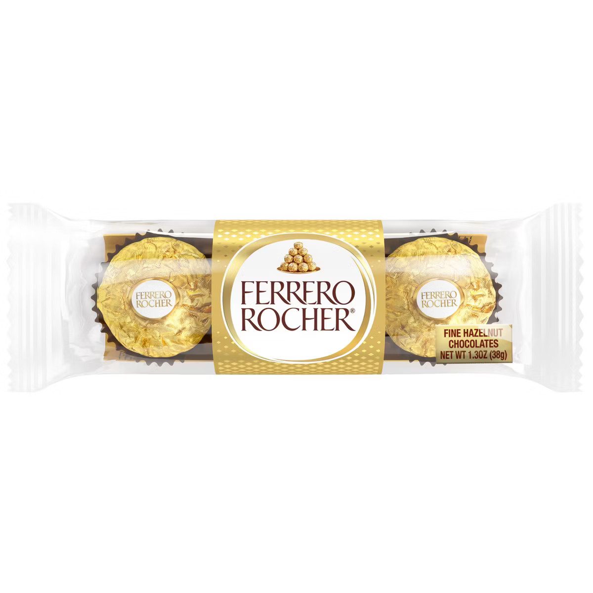 Ferrero Rocher Fine Hazelnut Chocolates Candy - 1.3oz/3ct | Target