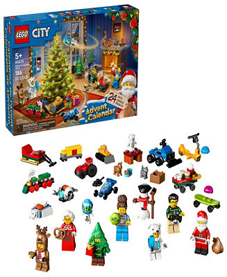 LEGO City Advent Calendar 2025 60475 Toy Building Set, 186 Pieces - Macy's | Macy's