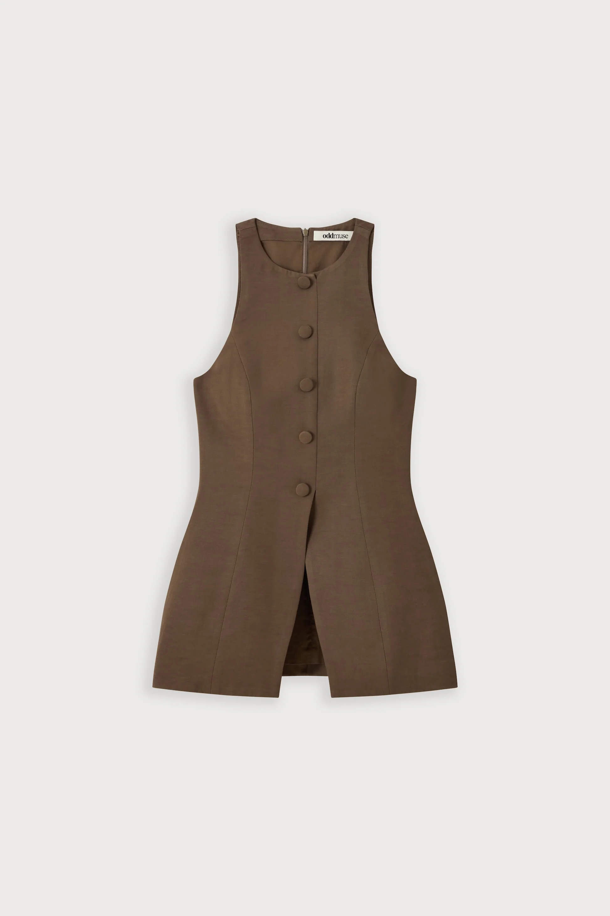 Linen Mix Waistcoat | Odd Muse