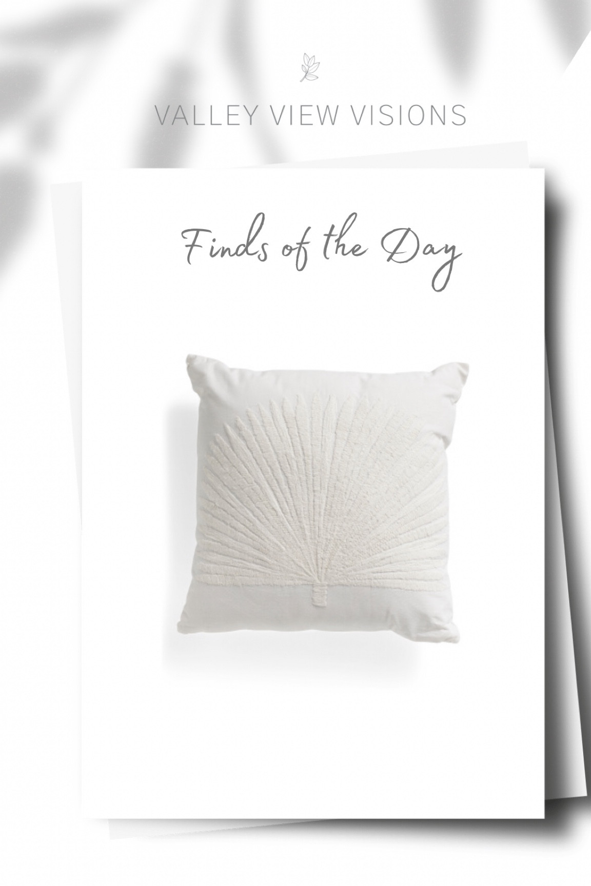 Neutral floral pillow 

#LTKover40 #LTKhome #LTKGiftGuide