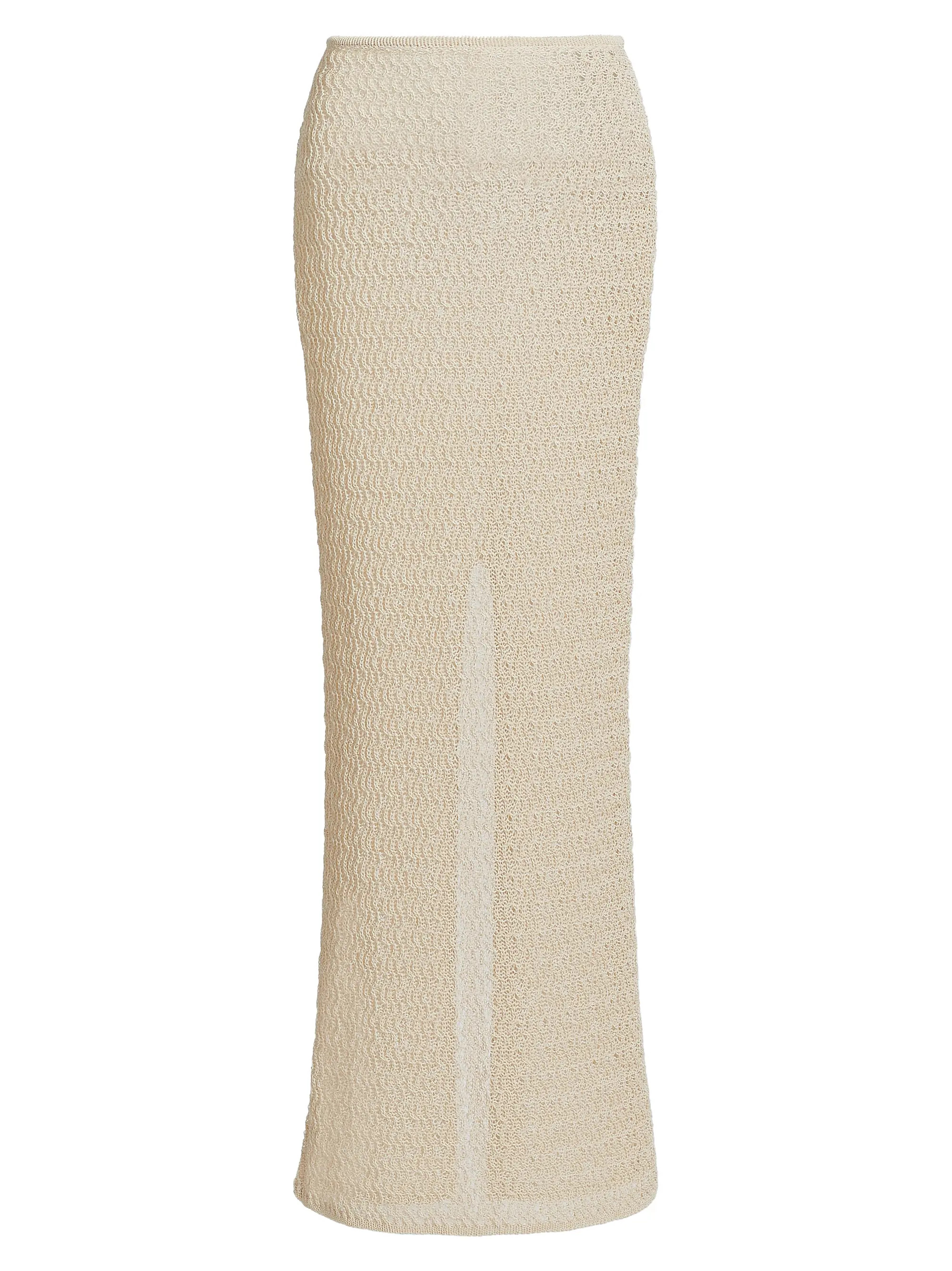 ba&shPrettie Crochet-Knit Sheer Maxi-Skirt | Saks Fifth Avenue