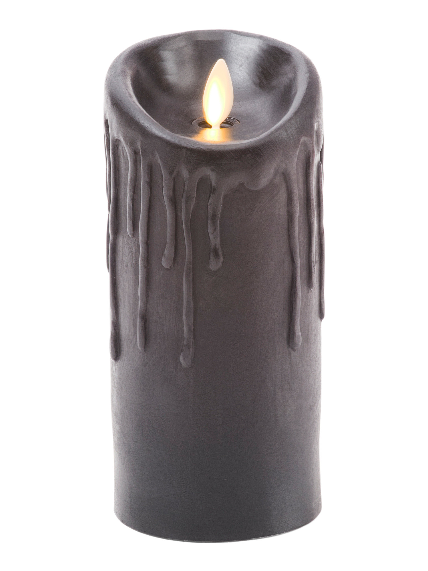 3x6.5 Dripped Wax Edge Pillar Led Candle | TJ Maxx