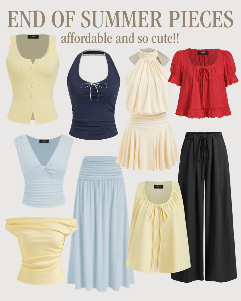 End of summer pieces (affordable and so cute!!)

#LTKgrwm #LTKootd #LTKSeasonal