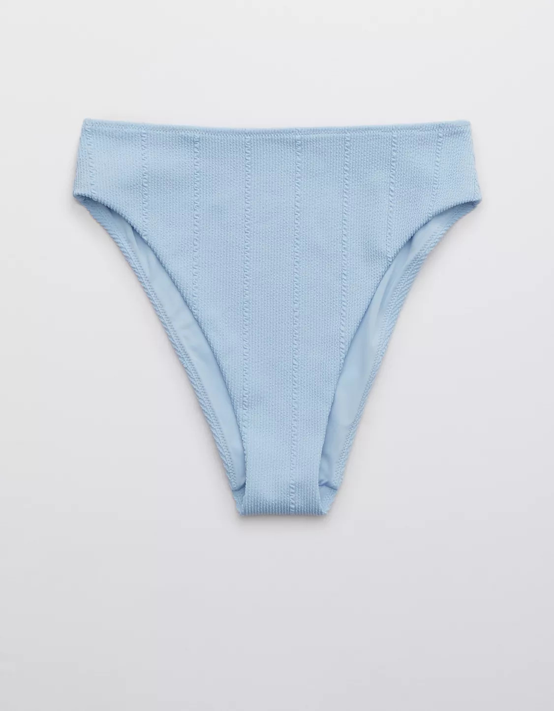 Aerie Crinkle High Cut Cheeky Bikini Bottom | American Eagle Outfitters (US & CA)