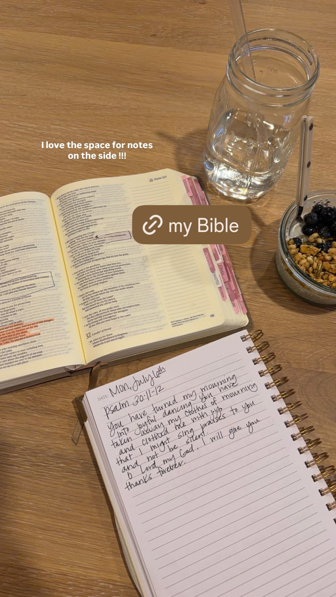 My Bible! I love the space for notes on the side !!!

#LTKstorytime #LTKmorningroutine #LTKselfcare