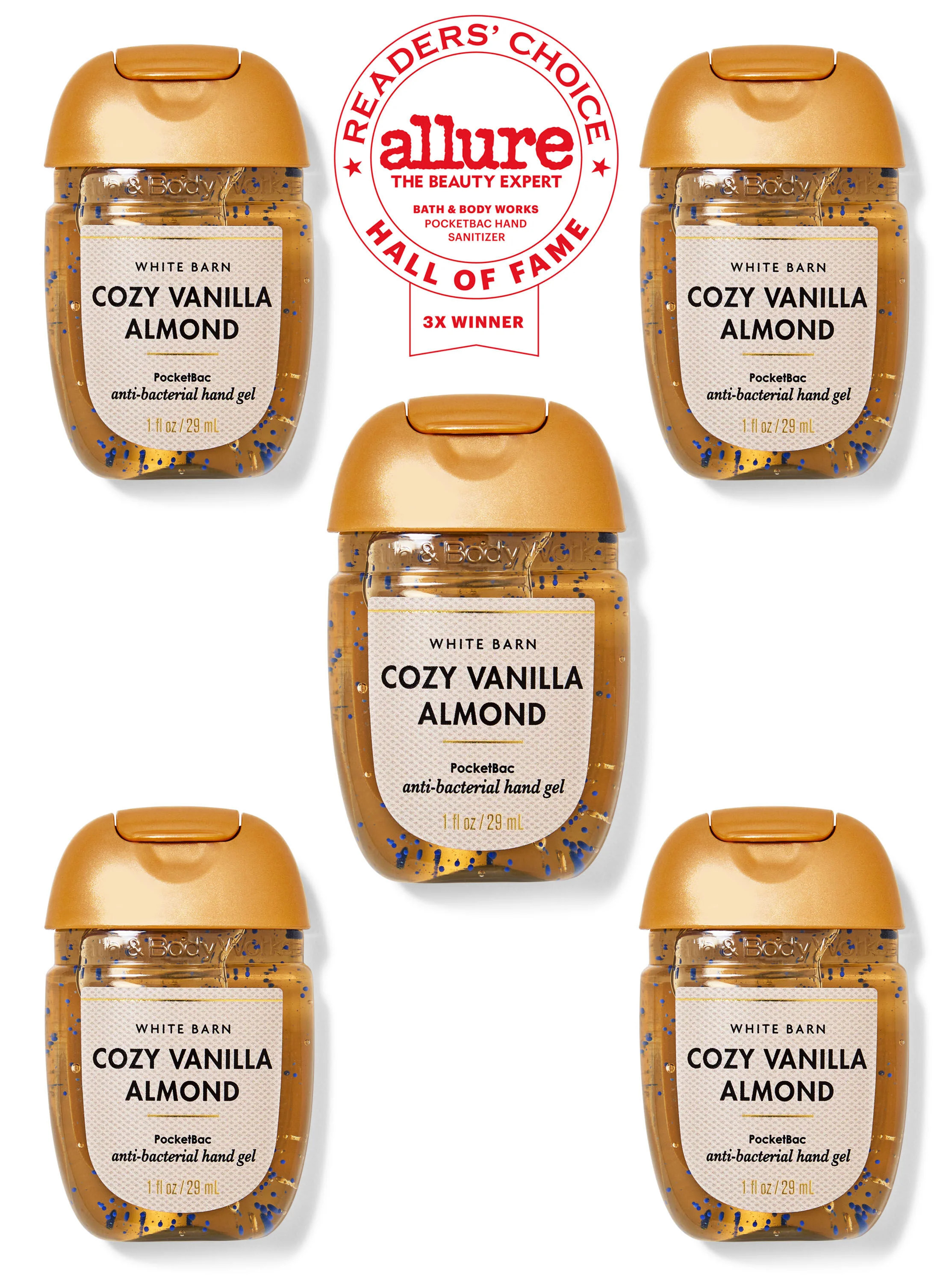 White Barn


Cozy Vanilla Almond


PocketBac Hand Sanitizer 5-Pack | Bath & Body Works