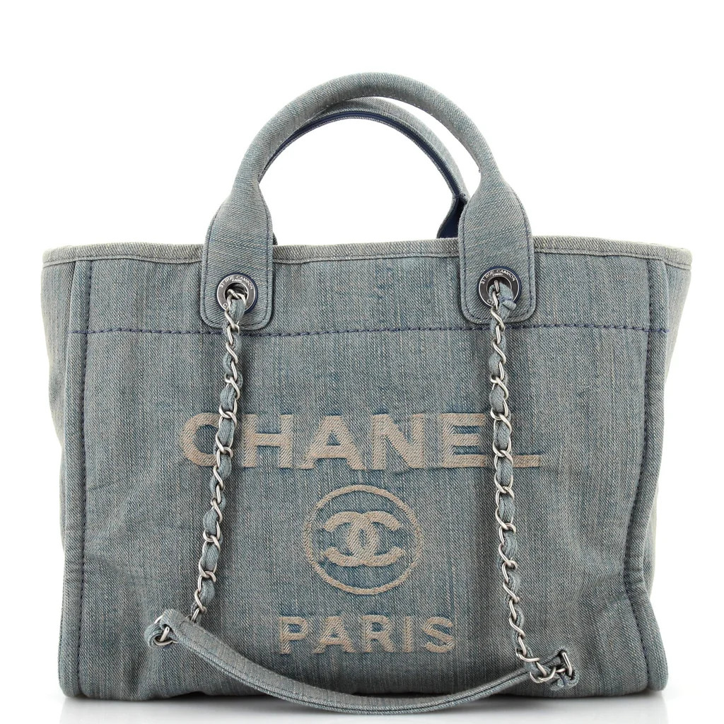 Deauville NM Tote Denim Small | Rebag