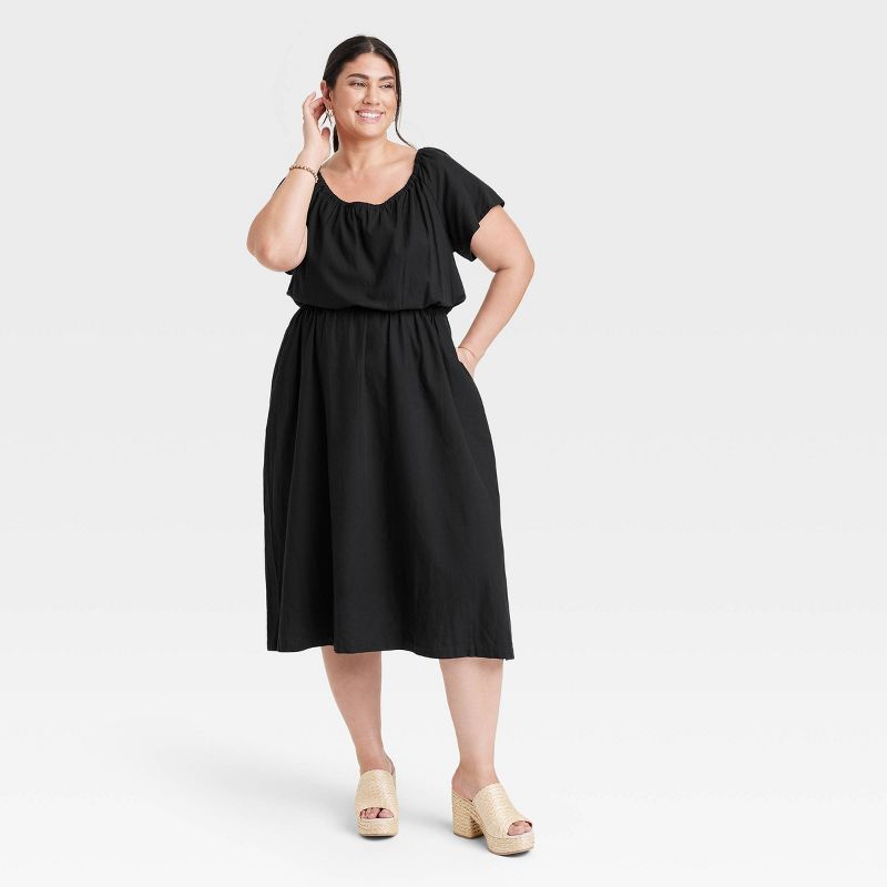 Women's Short Sleeve Back Cut Out Dress - Universal Thread™ | Target
