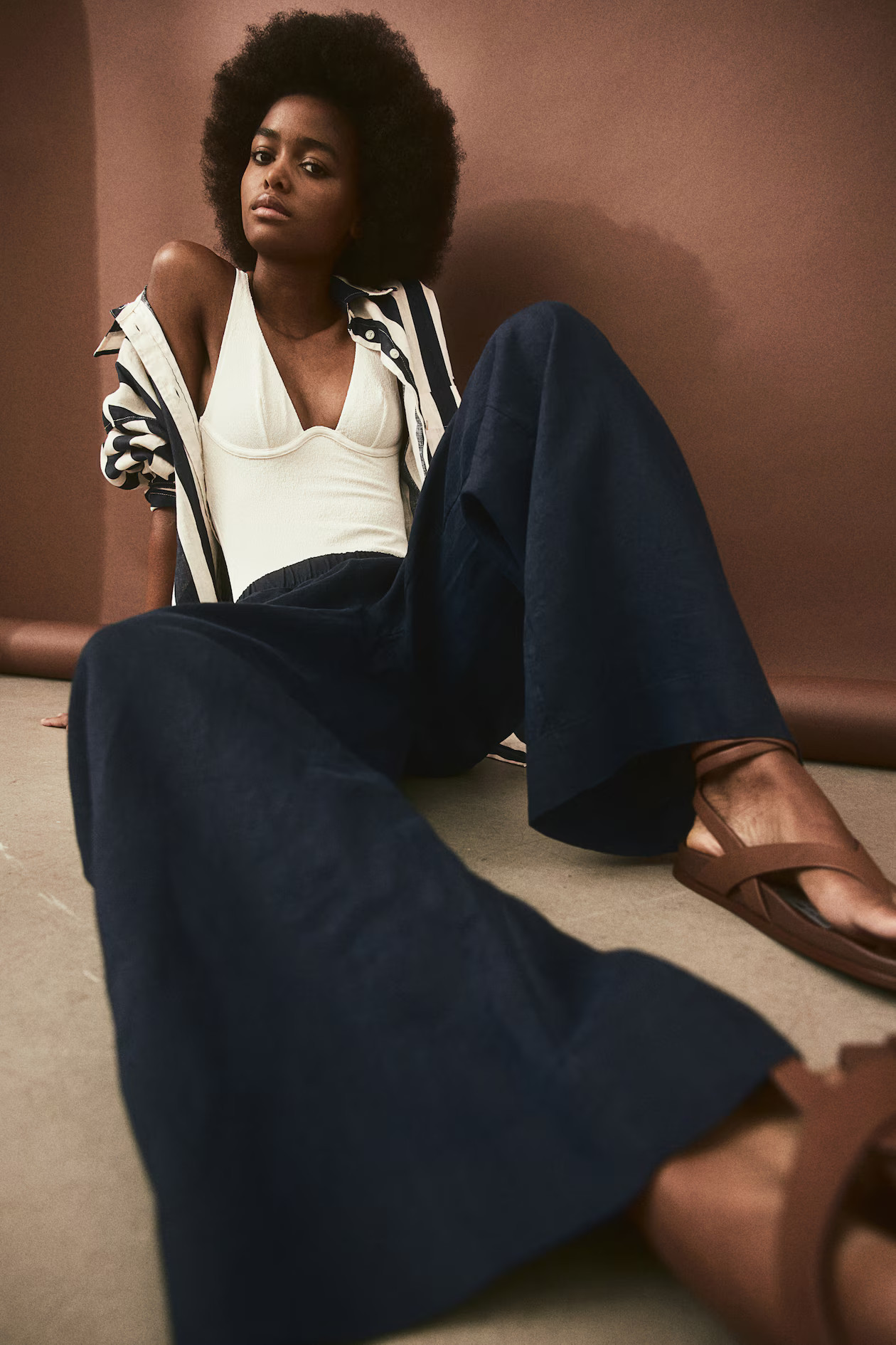 Wide linen trousers | H&M (UK, MY, IN, SG, PH, TW, HK)