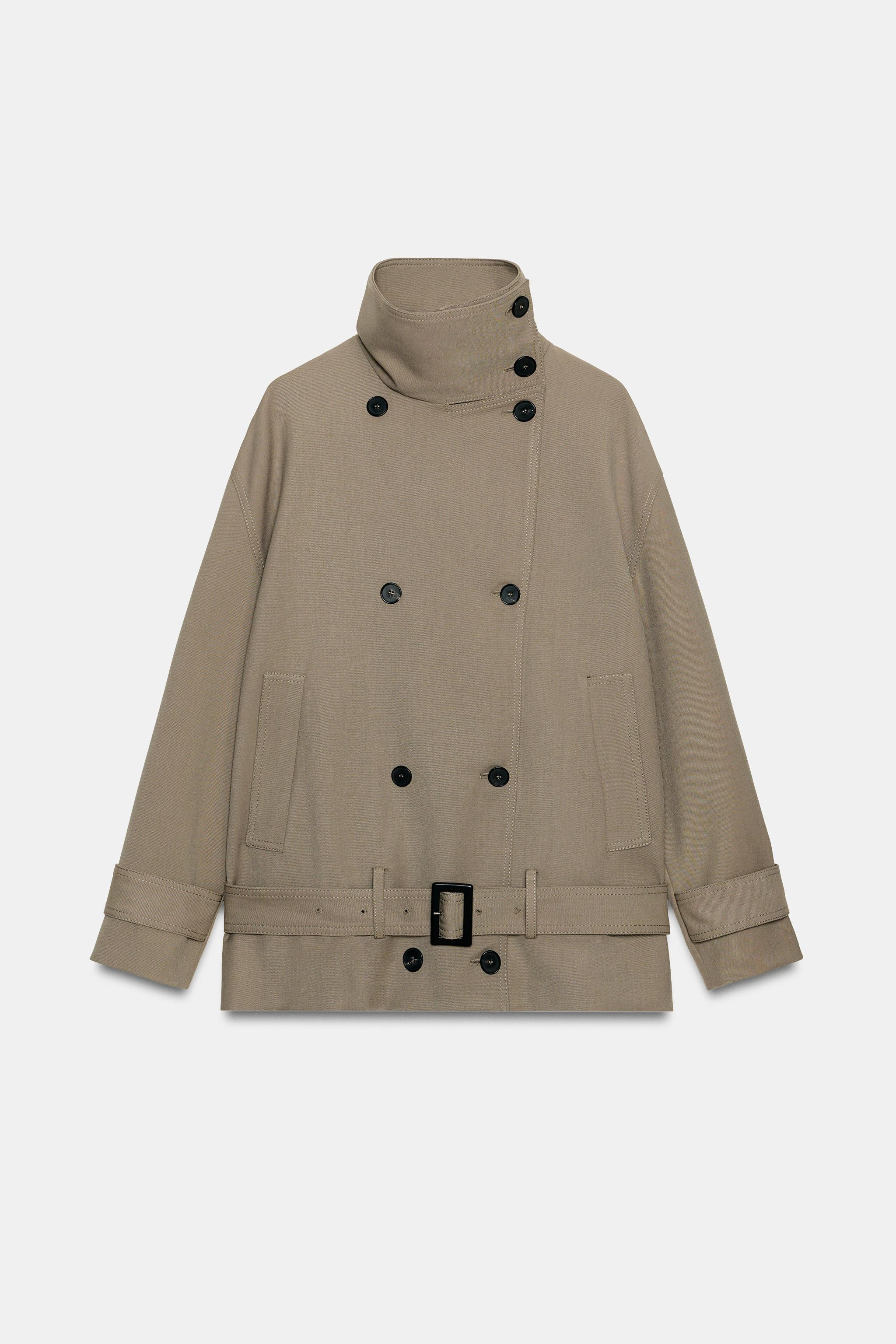 ZW COLLECTION FLOWING JACKET WITH BELT | Zara UK