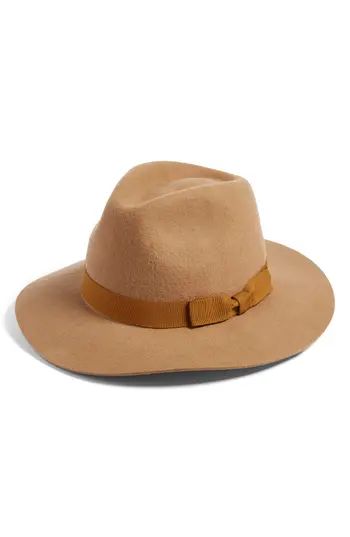 Women's Brixton 'Indiana' Wool Fedora - Beige | Nordstrom