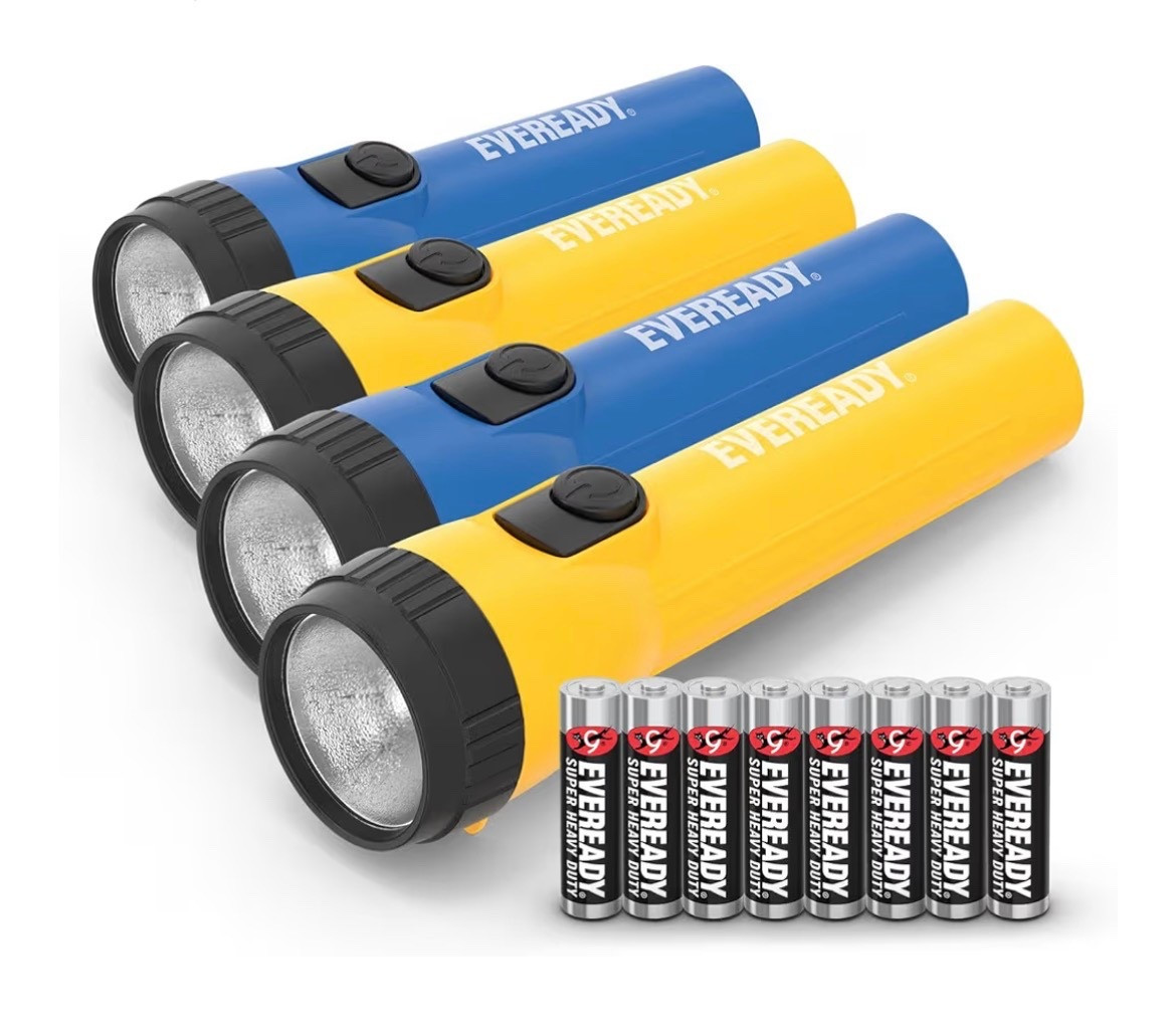 If you could use a refresh on flashlights like me, this super affordable option is only around $10 - and they come with batteries! These are perfect everyday flashlights, and while they may not be fancy, they’re easy to use and just like what I grew up with. 

#LTKHome #LTKSaleAlert