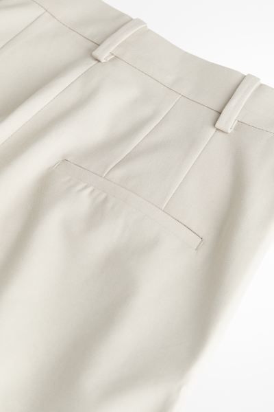 Wide trousers - Light beige - Ladies | H&M GB | H&M (UK, MY, IN, SG, PH, TW, HK)