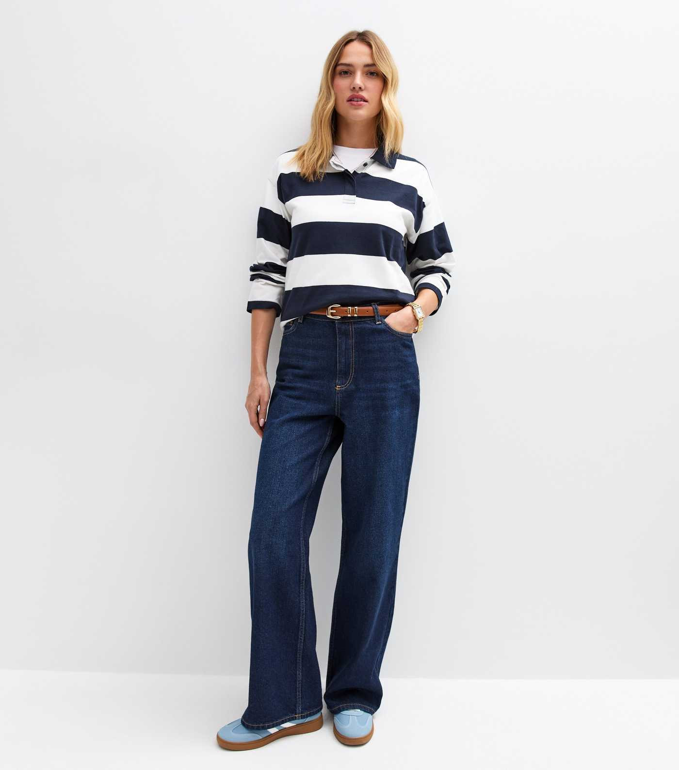 Blue Adalae High-Waist Wide Leg Jeans
						
						Add to Saved Items
						Remove from Saved Ite... | New Look (UK)