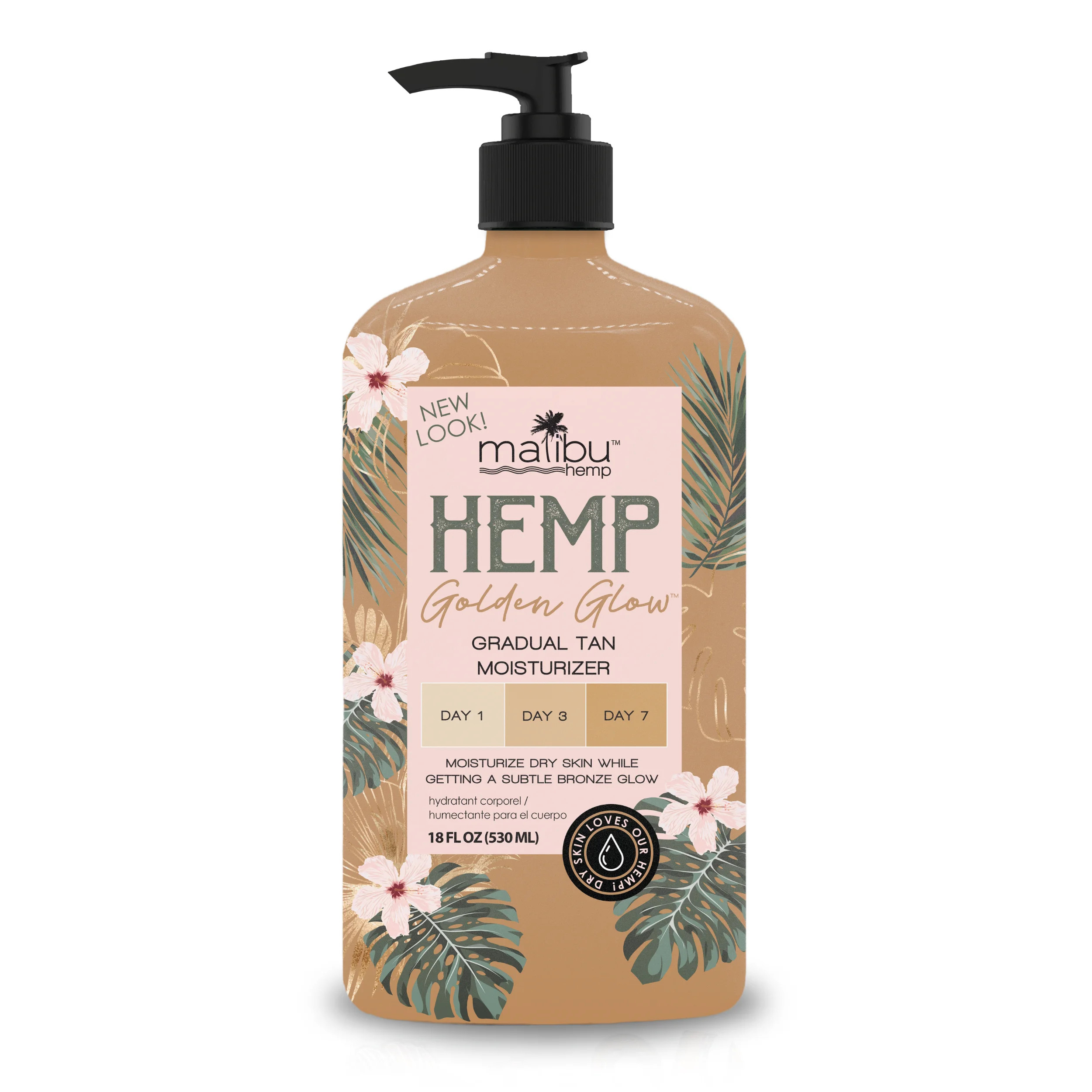 Malibu Hemp Golden Glow Body Moisturizer for Dry Skin | Walmart (US)