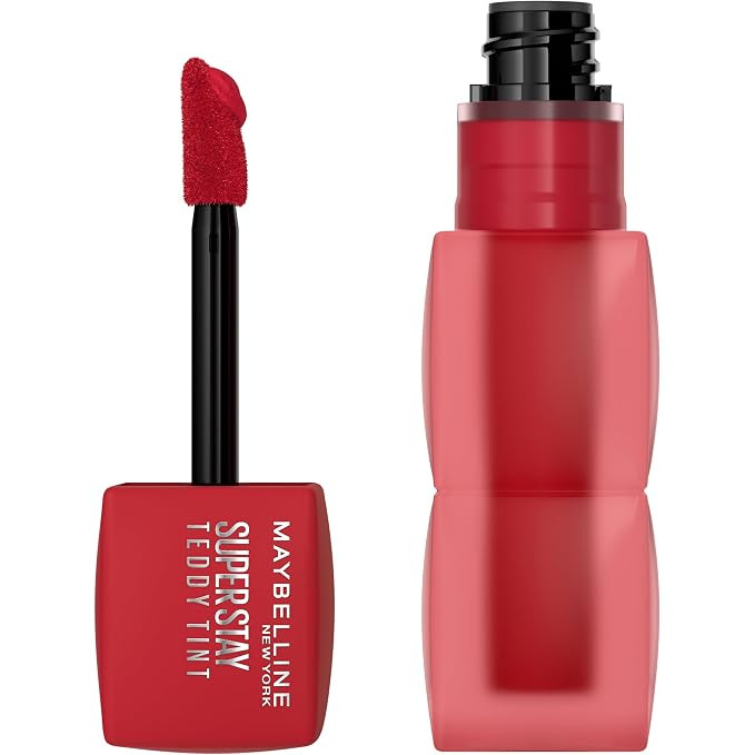 MAYBELLINE Super Stay Teddy Lip Tint, Long Lasting Matte Lipstick for Up To 12HR Wear, Tomato Gir... | Amazon (US)