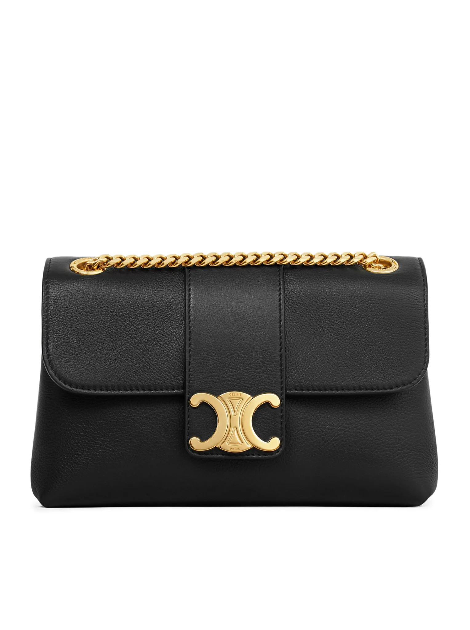 CELINE VICTOIRE TEEN BAG IN SOFT BLACK CALF LEATHER - Celine - Woman | Suitnegozi INT