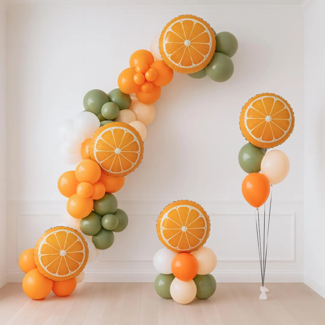 A Little Cutie On The Way DIY Kit Party Balloon Garland Arch Baby Shower Decorations Orange Blush... | Etsy (US)