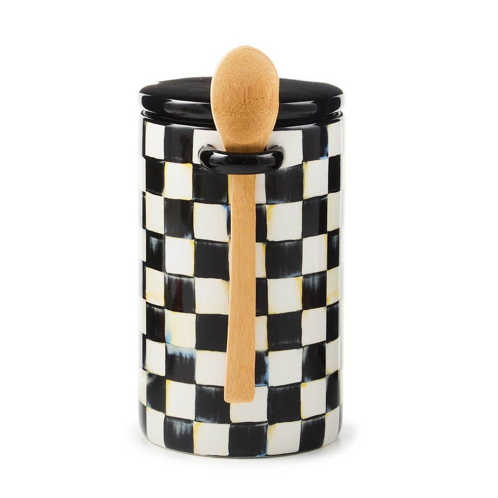 Courtly Check Farmhouse Canister | MacKenzie-Childs