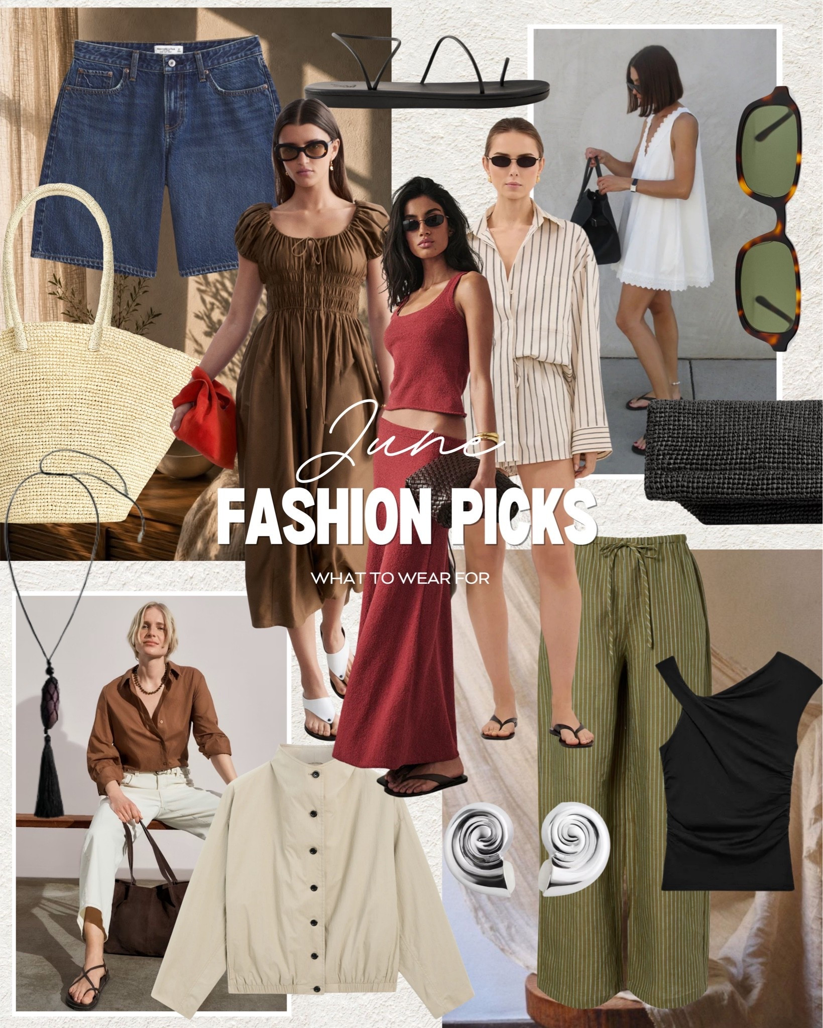 June Fashion Picks ☀️ 

Summer fashion, holiday outfit, Dissh co-ord set, sandals, Hush, cos straw bag, woven clutch

#LTKsummer