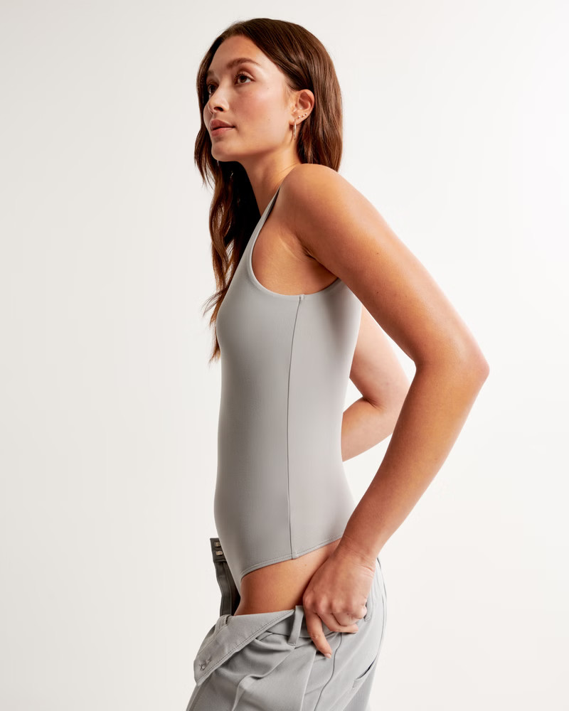 Soft Matte Seamless Squareneck Bodysuit | Abercrombie & Fitch (US)
