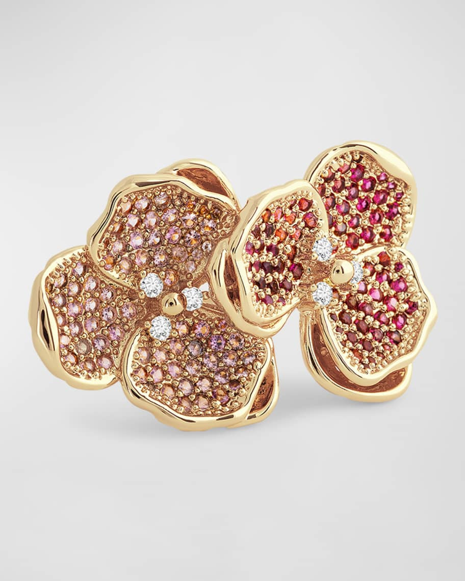 Orchid Double Pave Ring | Neiman Marcus