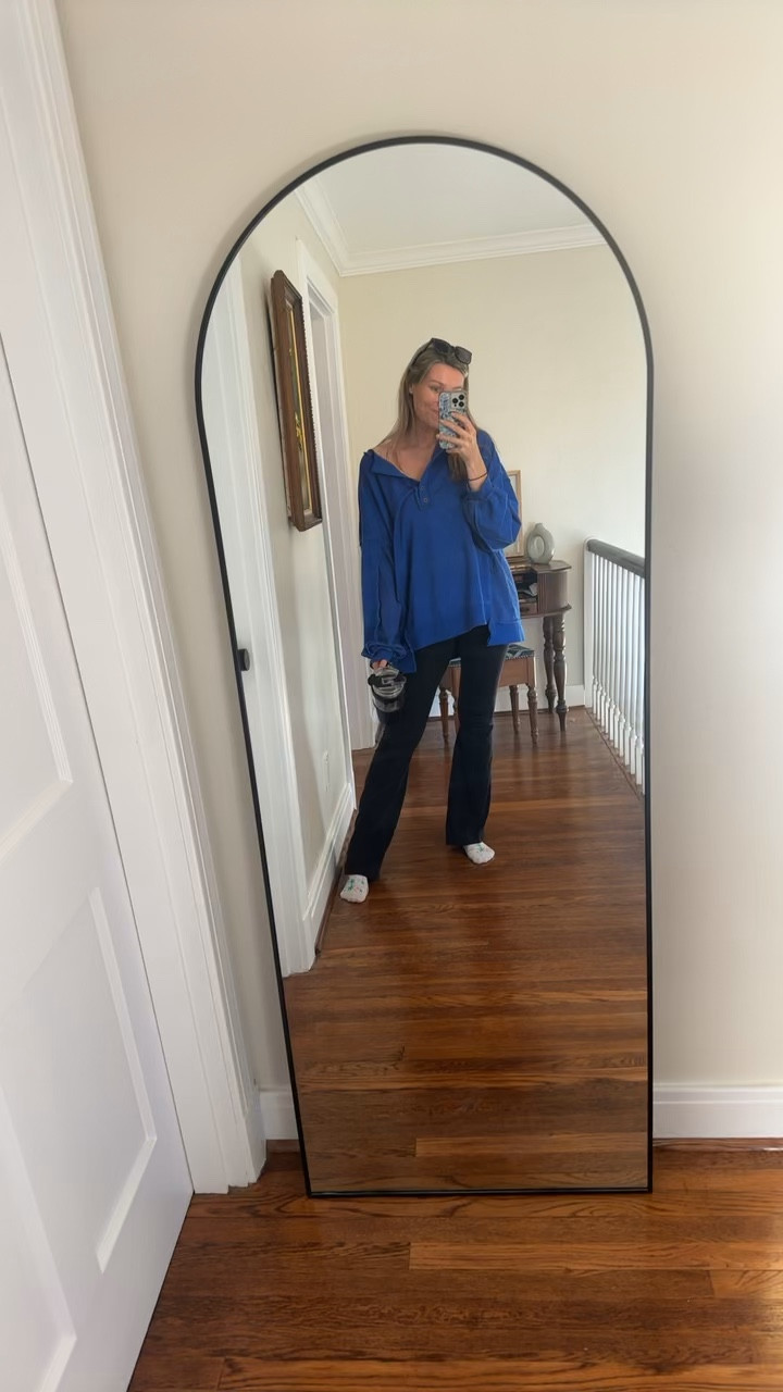 Has been my favorite work from home workout outfit that covers up bump. 

#LTKFindsUnder50 #LTKBump #LTKStyleTip