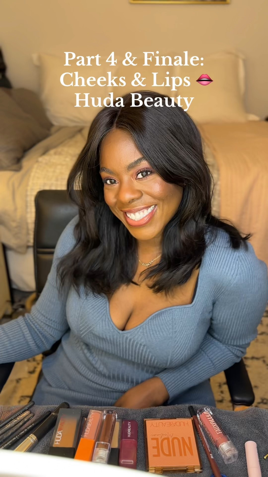 The Huda finale with cheeks and lips 

#LTKBeauty #LTKSaleAlert #LTKGiftGuide