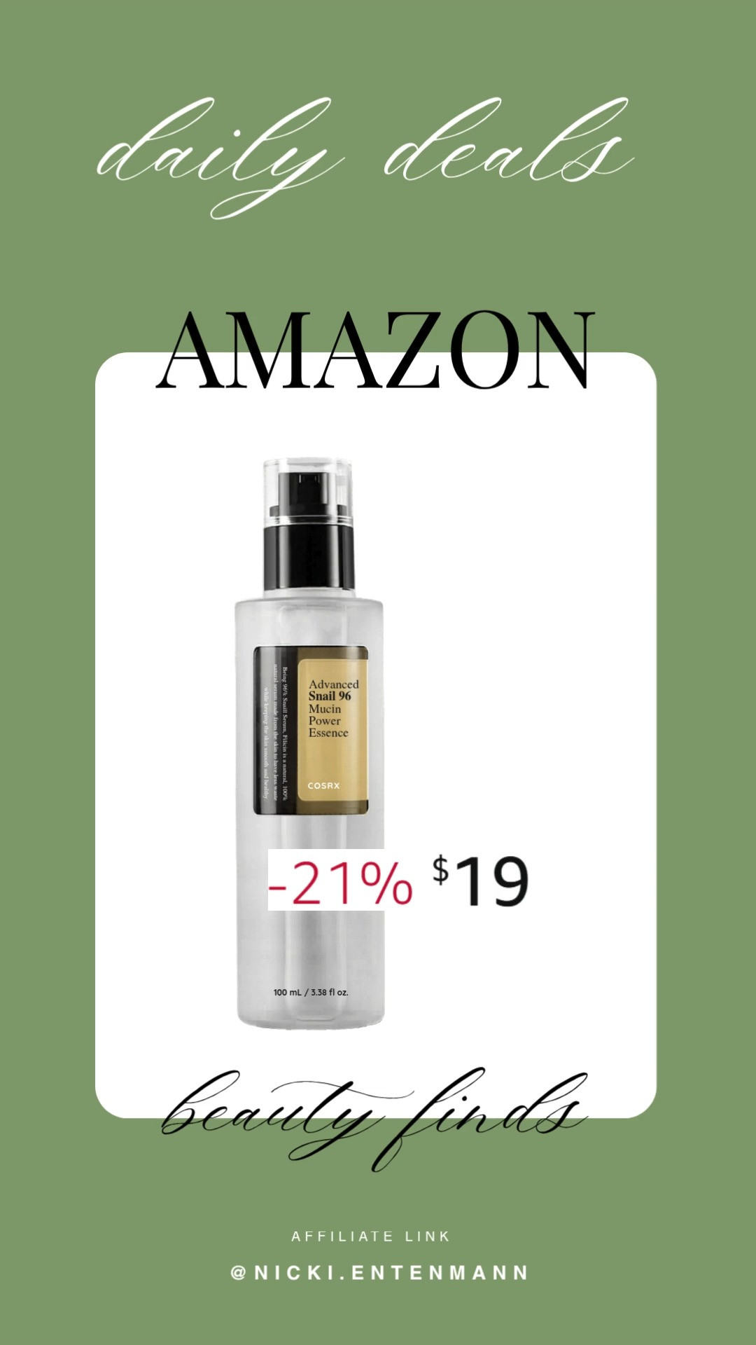 Snail Mucin Repairing Serum is your skin’s new bestie. It smooths, hydrates, and helps bounce back from dull days with zero drama. Glow mode: activated 🐌✨💧

#skincare #serum #snailmucin #glowingskin #hydration #beautyproducts #skincareroutine #kbeauty #antiaging #skincareobsessed 

 #LTKselfcare #LTKSaleAlert #LTKBeauty
