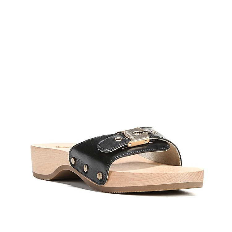 Dr. Scholl's Original Sandal | Women's | Black Leather | Size 11 | Sandals | DSW