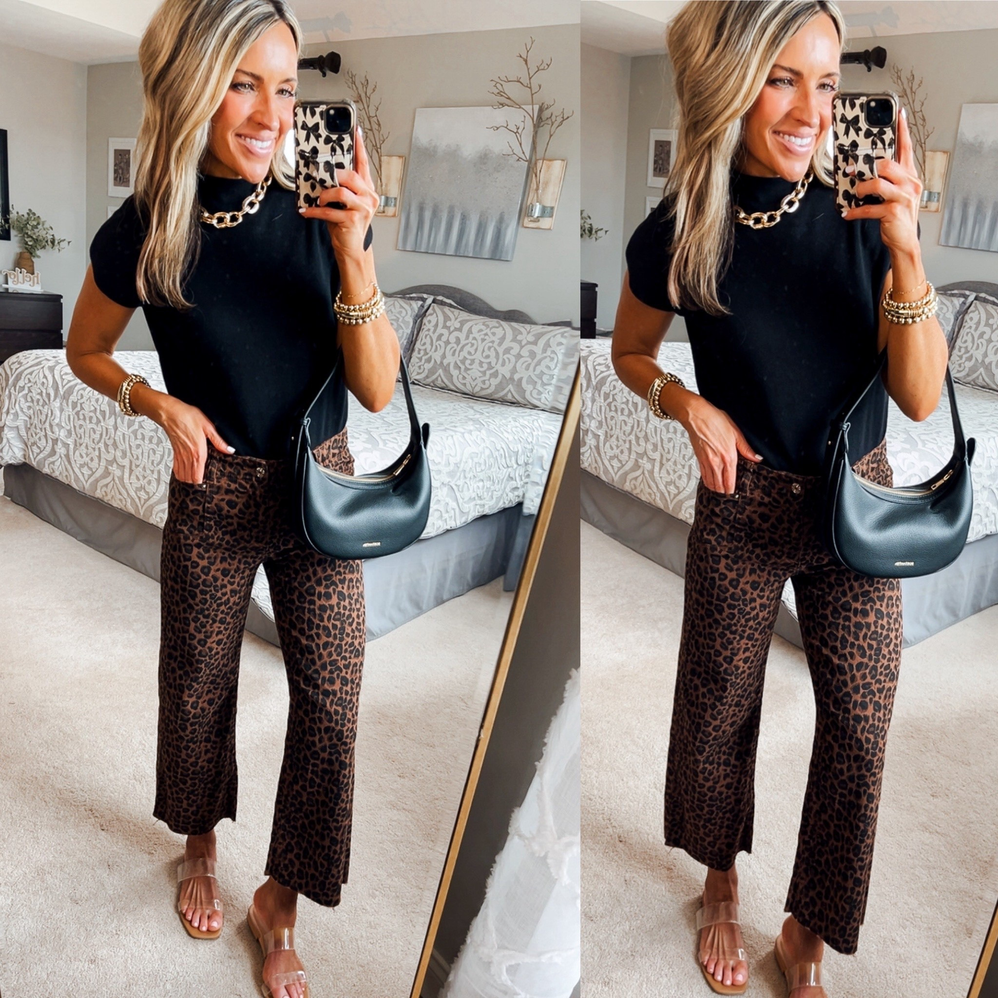 Loving these trendy leopard pants! They’re a comfortable stretchy denim. So versatile- date night, classroom, office or church! Wearing size 2

#LTKmomlife #LTKPetite #LTKootd