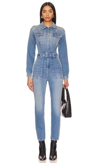 Fit For Success Jumpsuit in Blue691 | Revolve Clothing (Global)