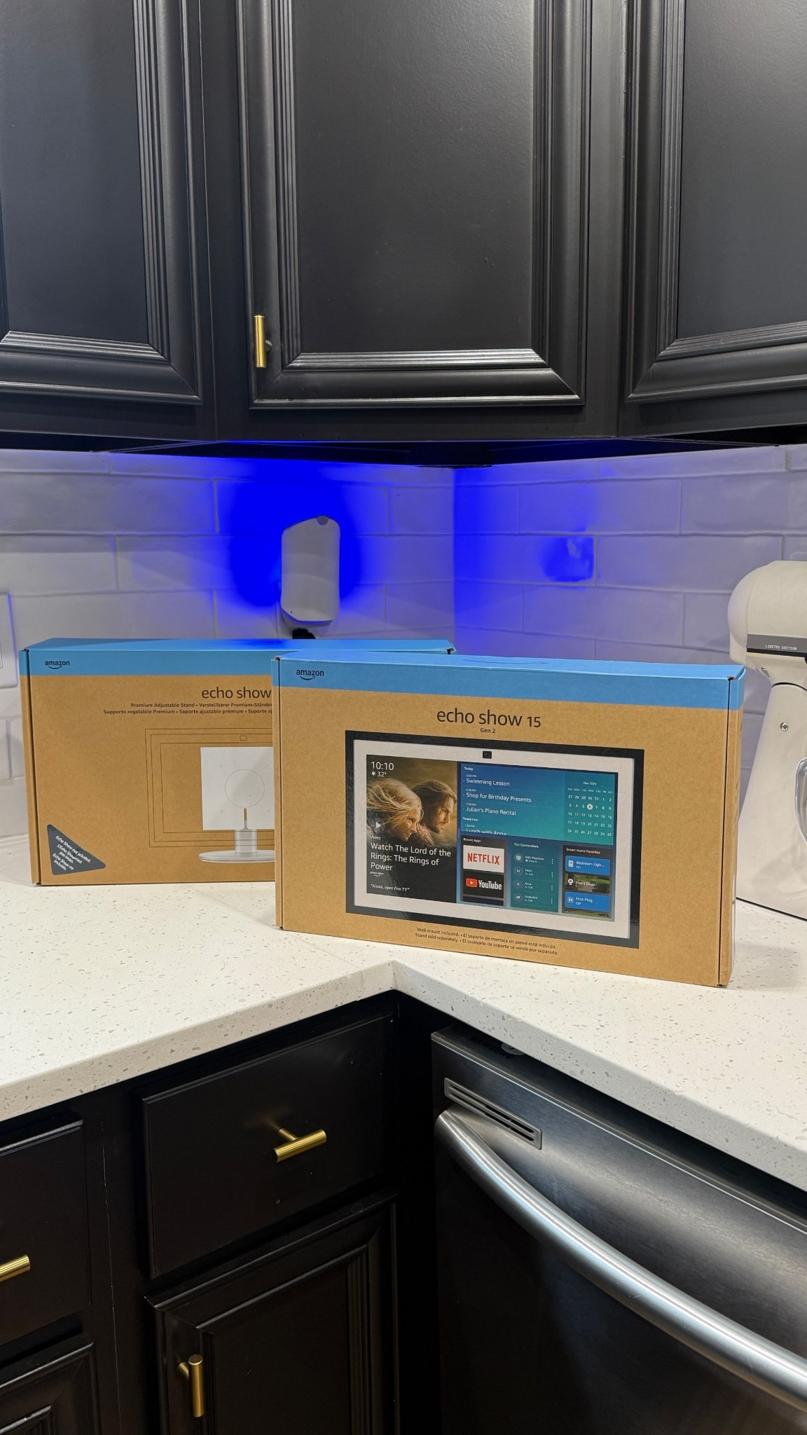 Amazon Echo Show 15 and stand linked here!