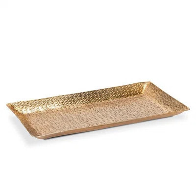 Hammered Gold Color Rectangular Tray | Wayfair North America