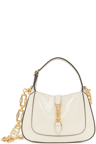 Gucci - SSENSE Exclusive Off-White Mini Jackie 1961 Shoulder Bag | SSENSE