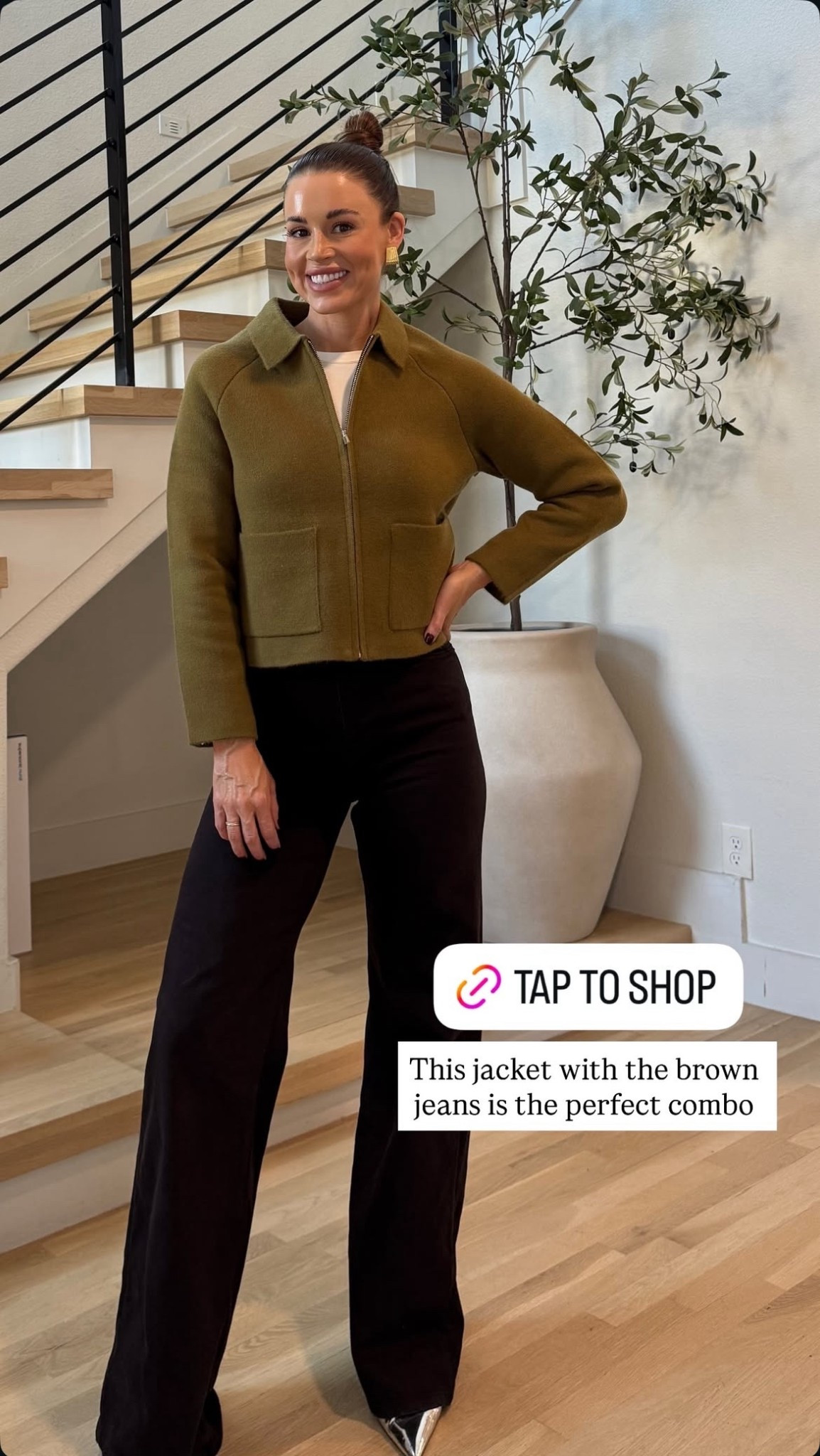 How beautiful is this olive green knit zip up jacket from Zara? 

Wearing a small in the top and I sized down to a 2 in these jeans that were a topseller last week!

#LTKootd #LTKgrwm #LTKFindsUnder100