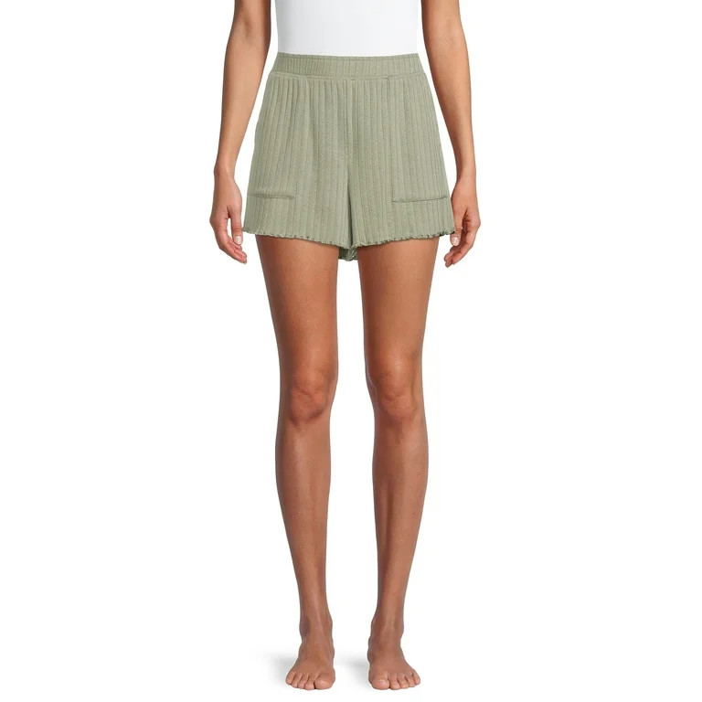Secret Treasures Women's and Women's Plus Size Patch Pocket Sleep Shorts | Walmart (US)