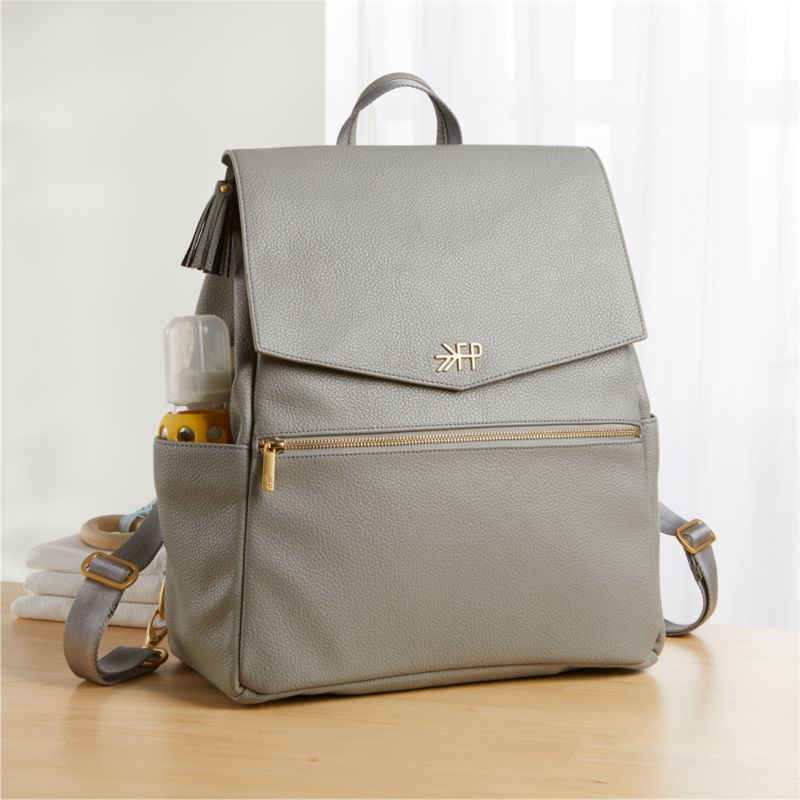 Freshly Picked Grey Diaper Bag + Reviews | Crate and Barrel | Crate & Barrel