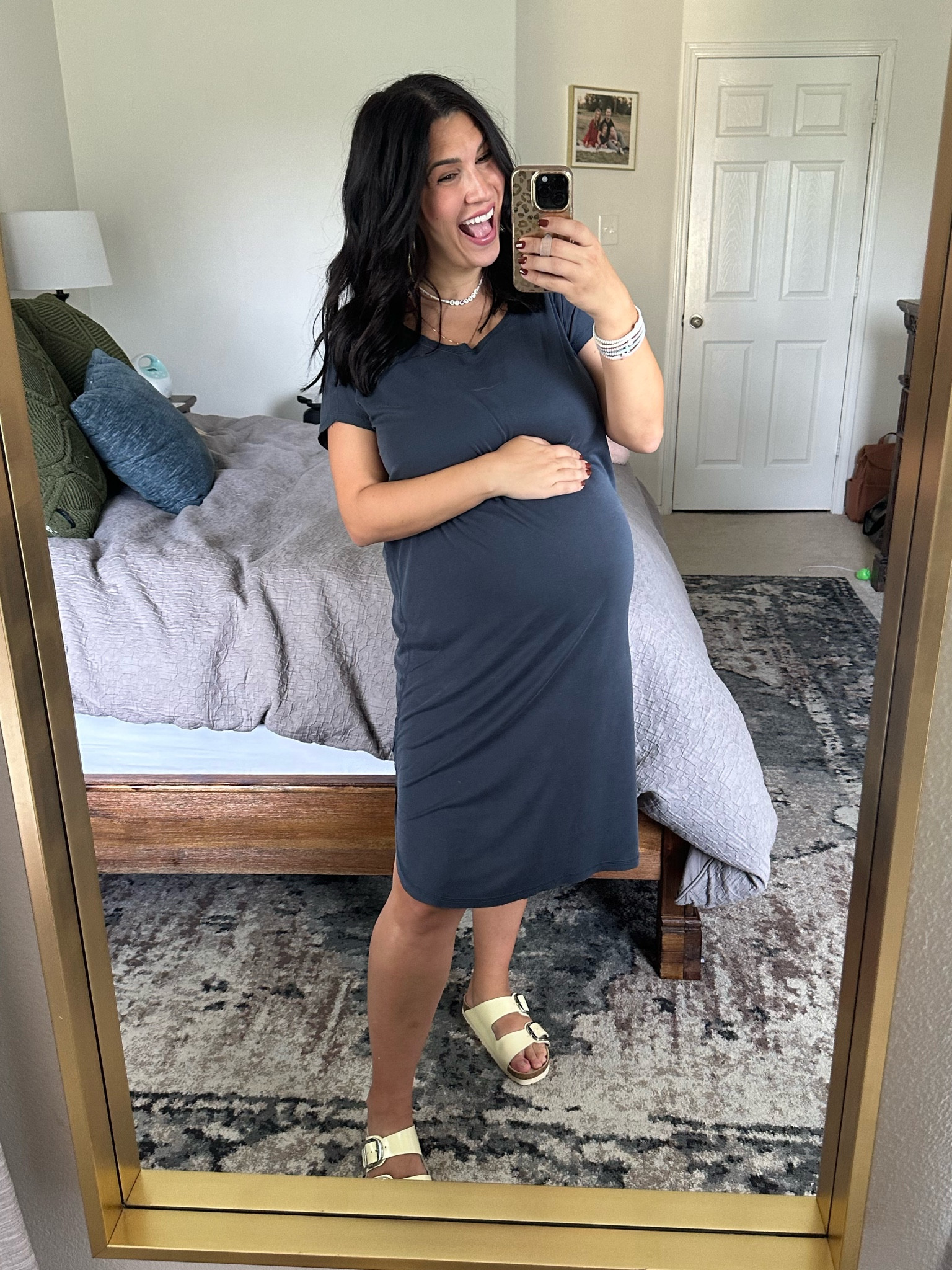 BUMP WORKWEAR 

Pinkblush dress - maternity dress 
Birkenstock sandals - favorite shoes for maternity
Gold hoops - wear these all of the time!! Love em!!!! 
Jesus bracelets 💛 

Work outfit
Maternity work outfit 


#LTKworkwear #LTKbump #LTKshoecrush
