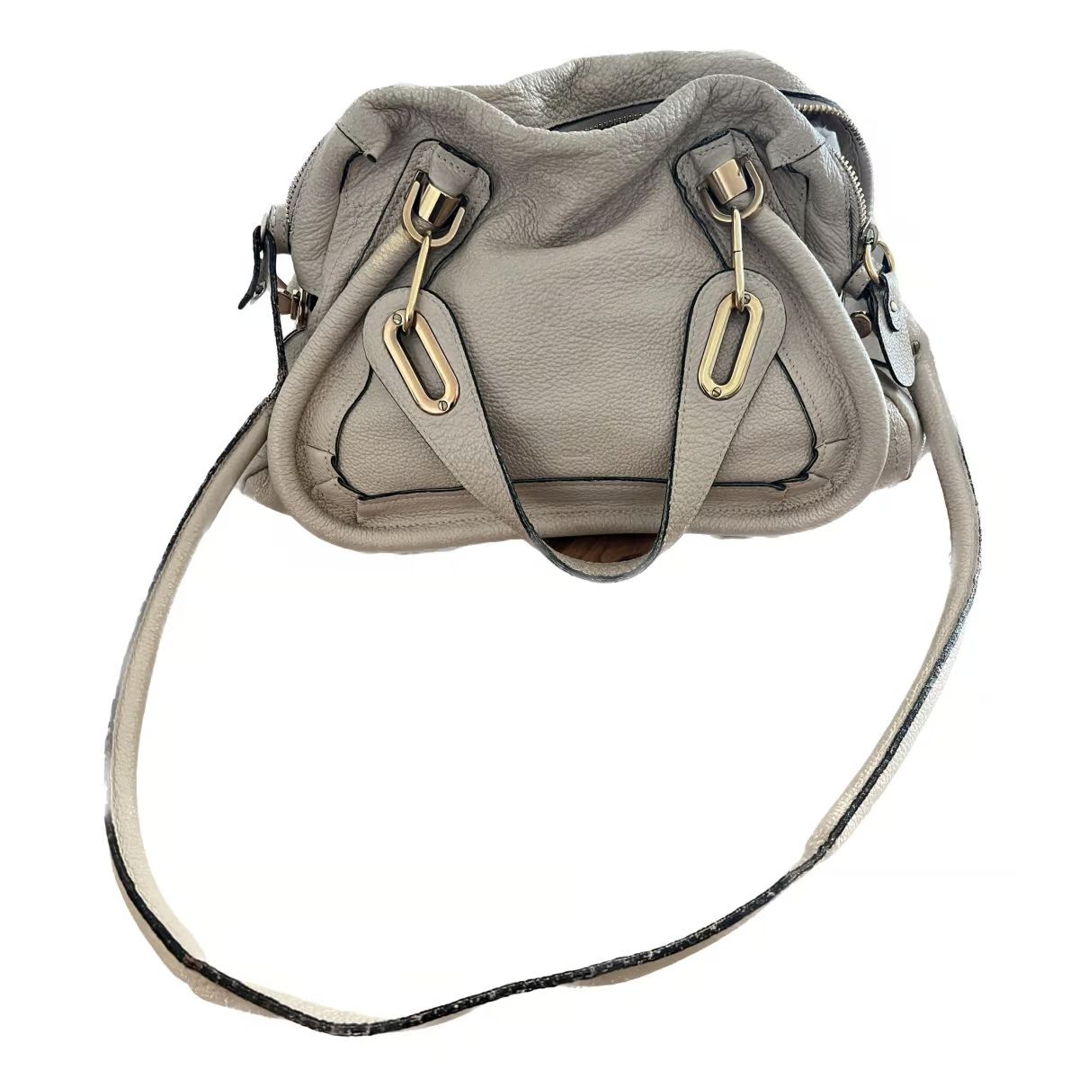 Paraty leather handbag Chloé Beige in Leather - 37140206 | Vestiaire Collective (Global)