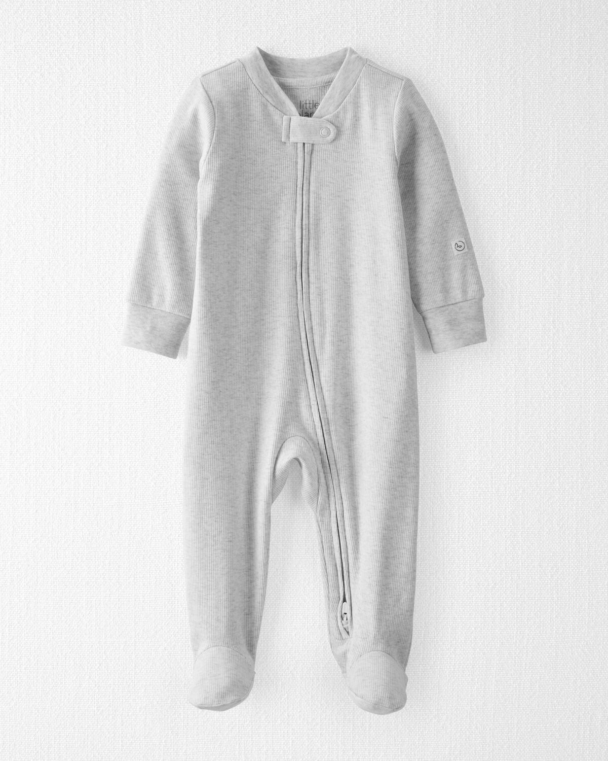 Grey Baby Organic Cotton Grey Sleep & Play Pajamas | carters.com | Carter's