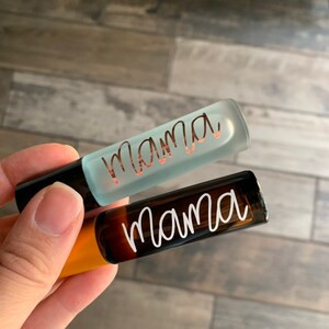Mama roller label || Roller Bottle Label || New Mom gift | Etsy (US)
