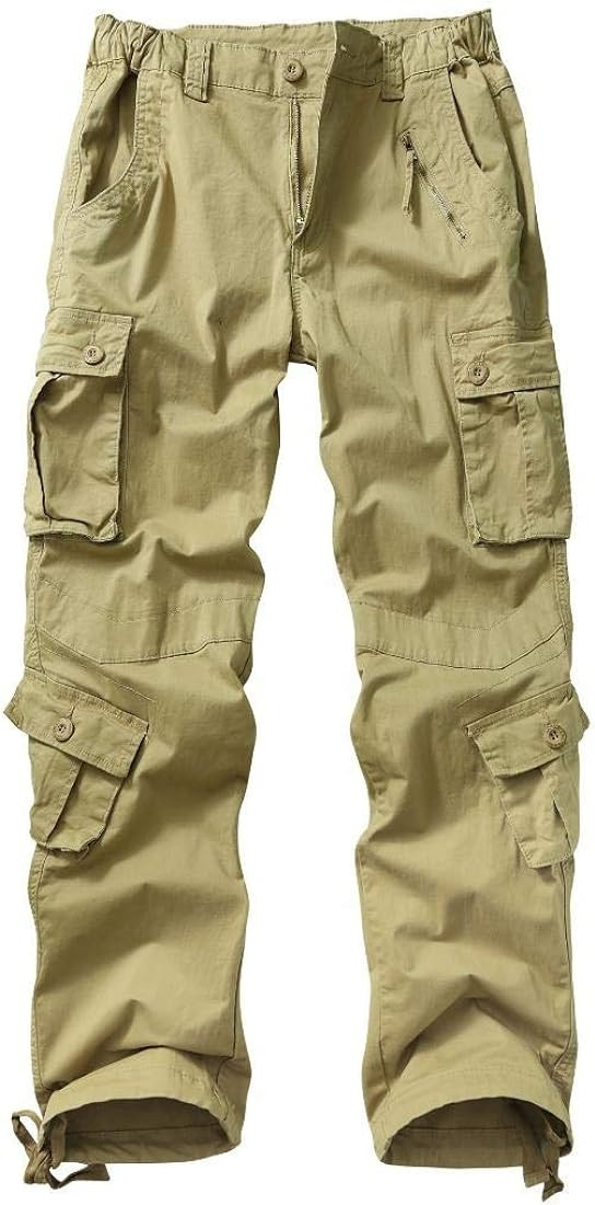 AKARMY Womens Cargo Pants with Pockets Outdoor Casual Ripstop Camo Military Combat Construction Work | Amazon (US)
