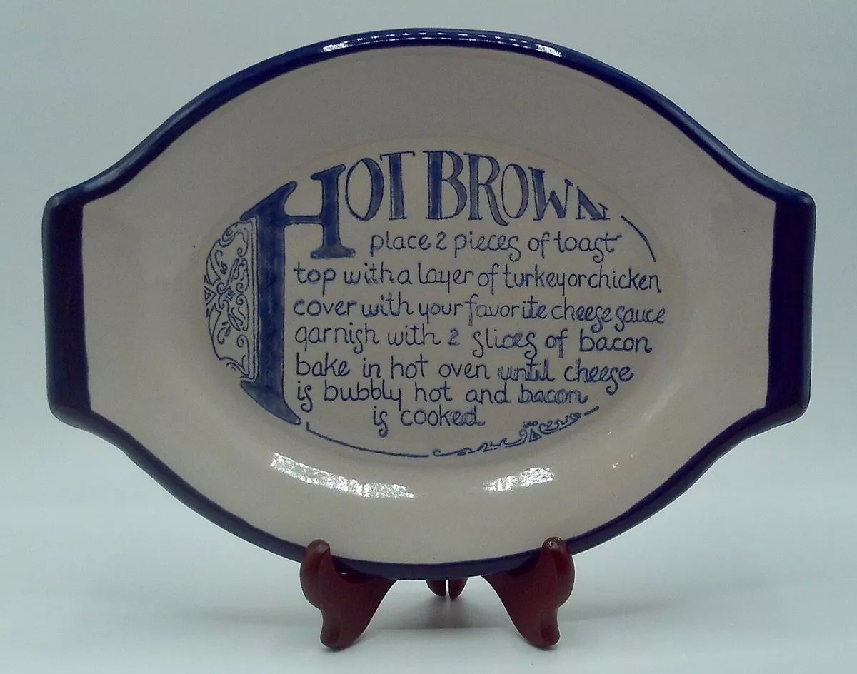 Vintage Stoneware Est. 1815 Louisville, Kentucky Hot Brown Baking Dish | eBay US