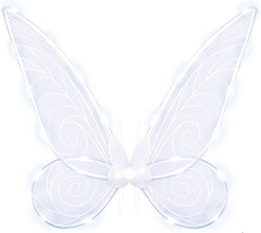 Fairy Wing,Butterfly Fairy Halloween Costume Angel Wings,Halloween Costume Sparkle Angel Wings Dr... | Amazon (US)