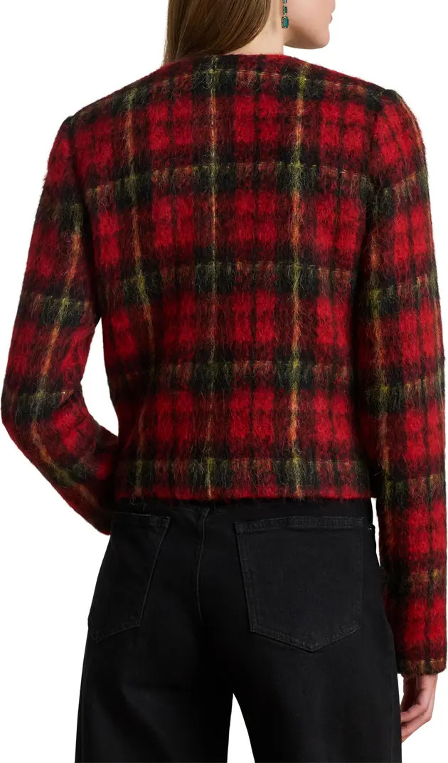Plaid Crop Jacket | Nordstrom