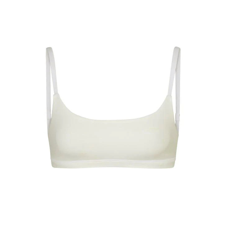 COTTON JERSEY SCOOP BRALETTE | BONE | SKIMS (US)