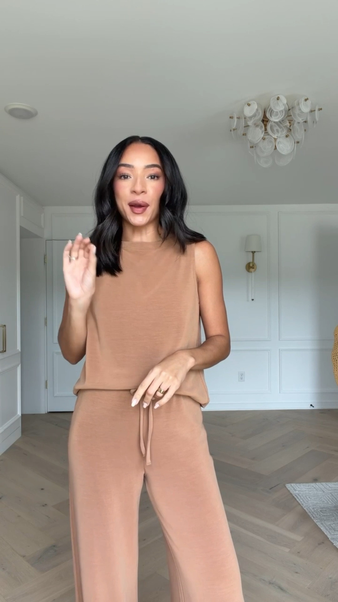 Use code NENAXSPANX to save 15% off your first order! This material is so lightweight, comfortable and buttery soft! Wearing size S tank and size XS Tall pants (run long - I’m 5’8” for reference) 

casual outfit, work from home outfit, summer outfit, summer fashion, mom outfit, postpartum outfit, spanx set, airessentials set, travel outfit, airport outfit, loungewear

#LTKSeasonal #LTKTravel
