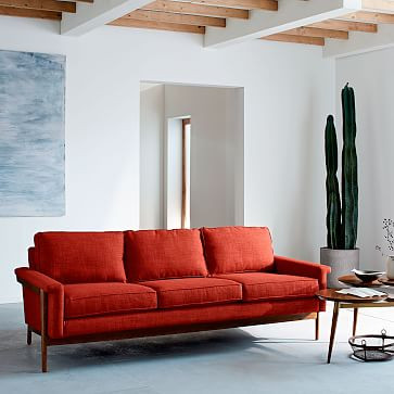 Leon Wood Frame Sofa | West Elm (US)
