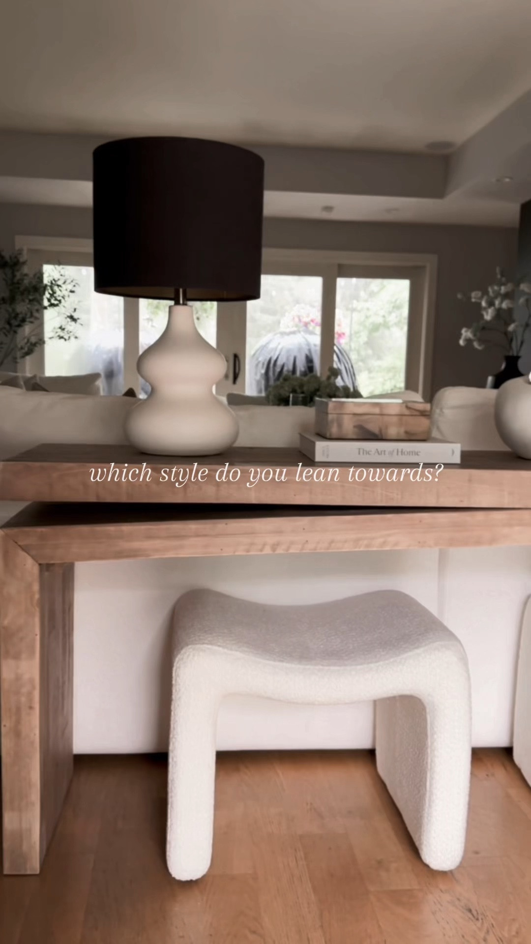 Modern organic console table styling

#LTKSummerSales #LTKHome #LTKVideo